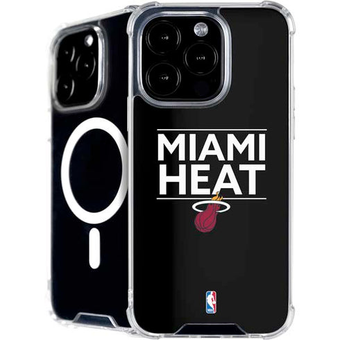 NBA Miami Heat Standard - Black iPhone 16 Pro MagSafe Case